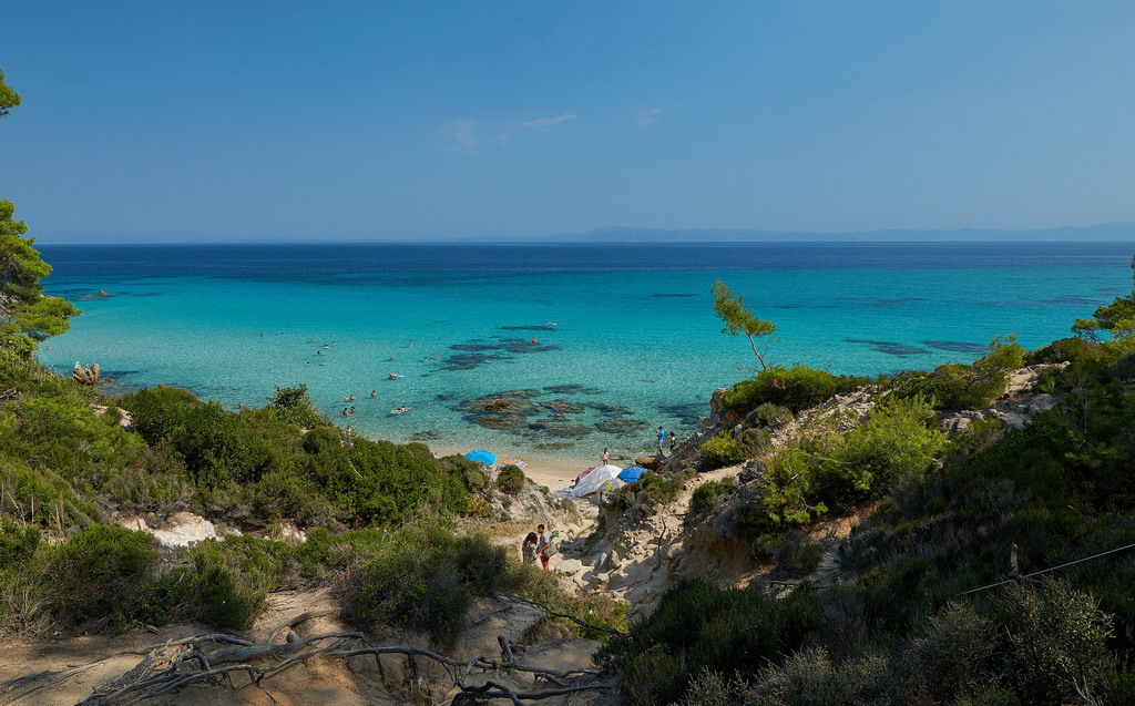  Orange beach Portokali Sithonia 